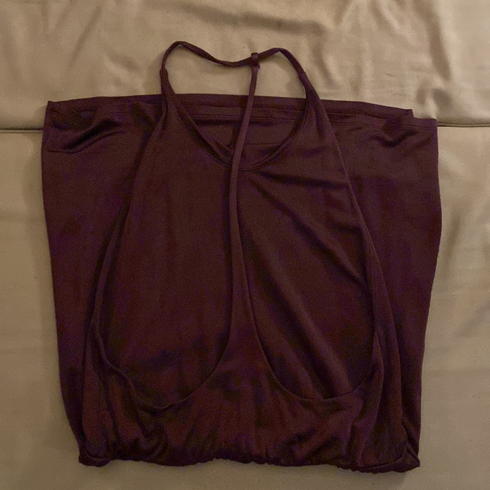 Purple low back Wilfred dress. Size large - Picture 3 of 4